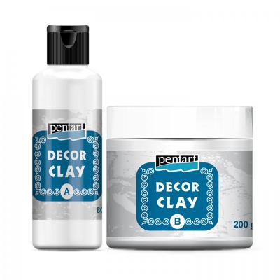 Decor clay, dekorovacia hmota, 2složková, 200 + 80
