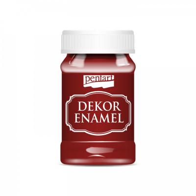 Dekor Enamel 100 ml, bordó