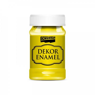 Dekor Enamel 100 ml, žlutá
