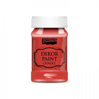 Dekor Paint Soft 100 ml, červená