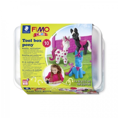 DĚTSKÁ SADA FIMO KIDS, box Poník