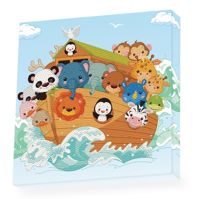 Diamond dotz, Animals 2x2, box, 28 x 28 cm