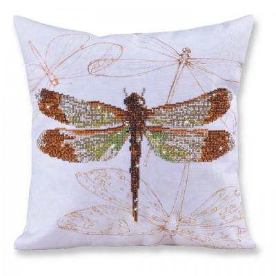 Diamond Dotz Pillow, Dragonfly Earth, 44 x 44 cm