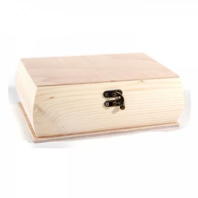 Dřevěná krabička zaoblené hrany, 22 x 16 x 8 cm