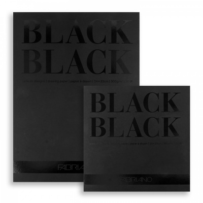 Fabriano Black blok, 21 x 29,7 cm, 300g / m2