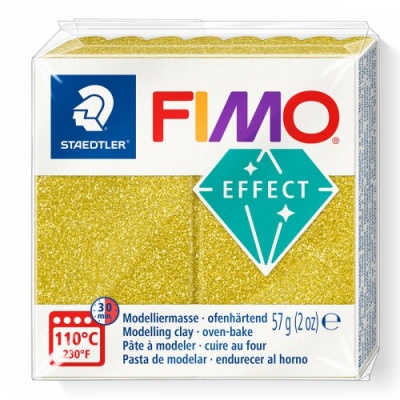 FIMO Effect Glitter 57 g, 112 třpytivá zlatá