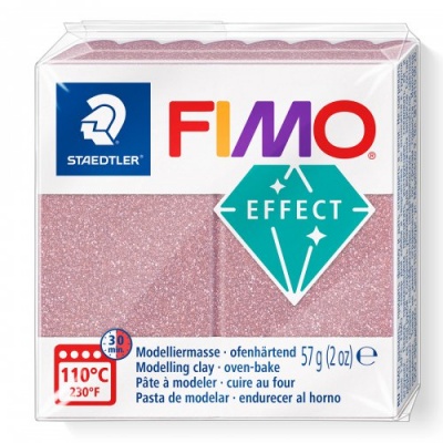 Třpytky FIMO Effect 57 g, 212 růžové zlato