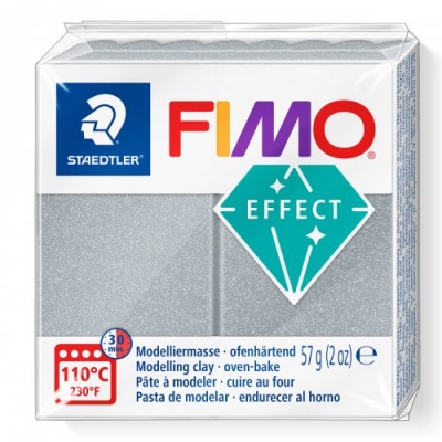 FIMO Effect Metallic 57 g, 81 kovová stříbrná