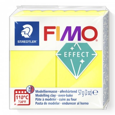 FIMO Effect Neon, 57 g, 101 žlutá