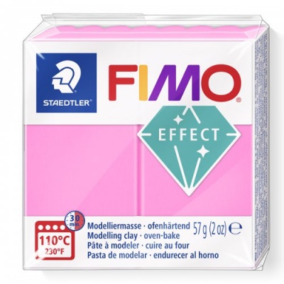 FIMO Effect Neon, 57 g, 201 růžová