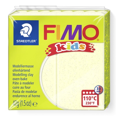 FIMO Kids, 42 g, 106 perleťová žlutá