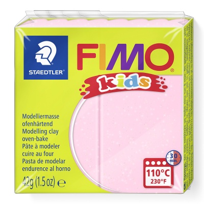 FIMO Kids, 42 g, 206 perleťová růžová