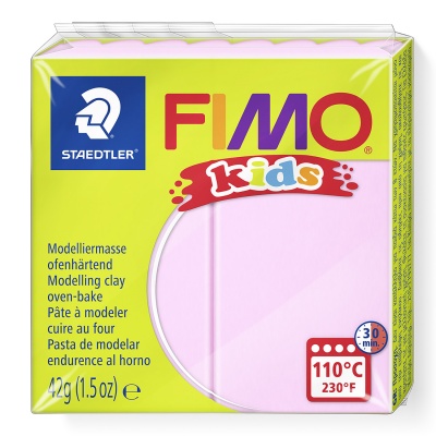 FIMO Kids, 42 g, 25 světle růžová