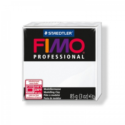 FIMO Professional, 85 g, 0 bílá