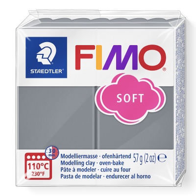 FIMO soft TREND 57 g, T80 šedá bouře