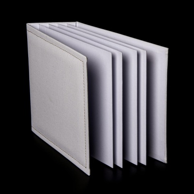Fotoalbum s prošíváním 165 x 162 mm, 4 strany bílý