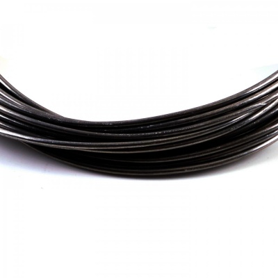 Hliníkový drát, 2 mm, černý, 1 m