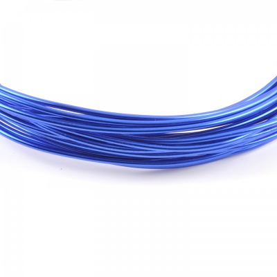 Hliníkový drát, 2 mm, modrý, 1 m