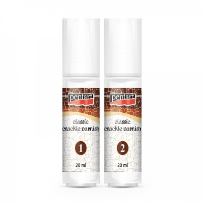 Krakelovací lak, dvoustupňový, 20 + 20 ml