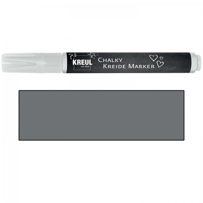 Křídová fix, KREUL, CHALK medium, šedá