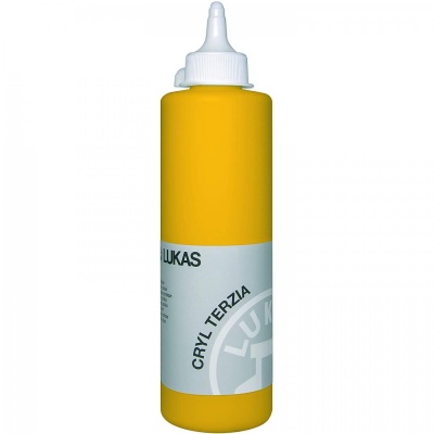 LUKAS akrylová barva Terzi 500 ml, Indian yellow