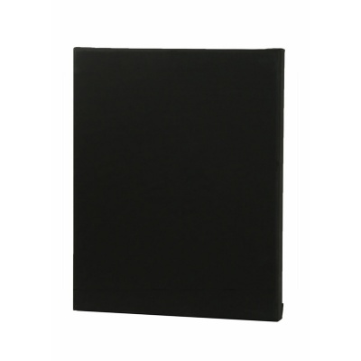 Malířské plátno, černé, bavlna, 350 g/m2, 20 x 20 cm