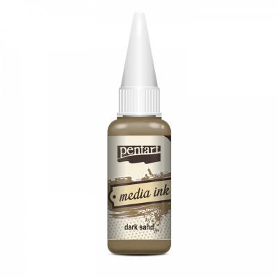 Media Ink inkoust 20 ml, tmavý písek