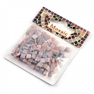 Mozaika, 0,5 x 0,5 cm, 15 g, šedohnědá