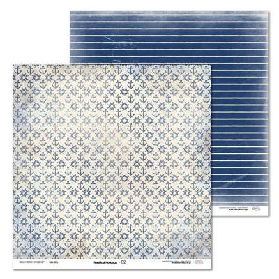 Papír na scrapbooking, Nautical Holidays