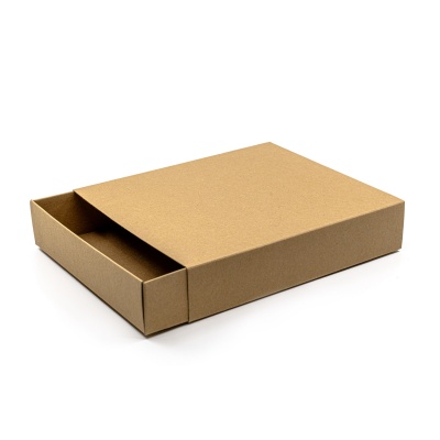 Papírová kraftová dárková krabička, 170 x 200 mm x 40 mm