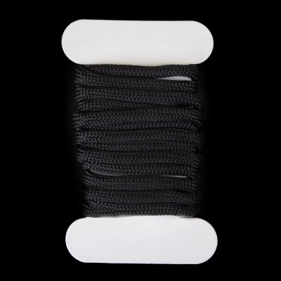 Paracord, padákové šňůra, černá, 1 m