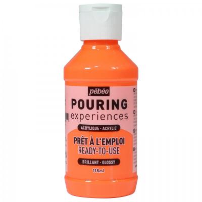 PEBEO Pouring experiences, Fluores. orange, 118 ml
