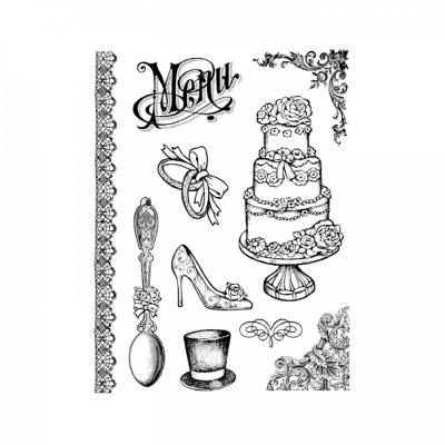 Razítko, Stamper, 14 x 18 cm, Wedding