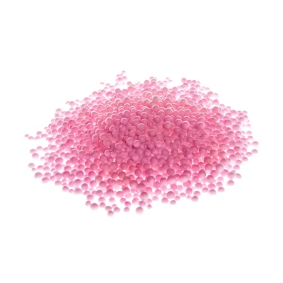 Pěnové dekorační kuličky, 3 mm, světle růžová, 10 g