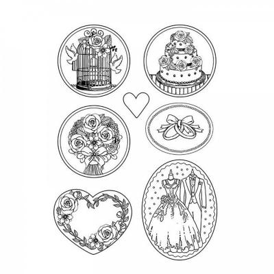 Plastová forma měkká Stamper, A4, Wedding