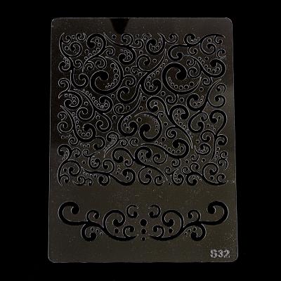 Plastová šablona A5, ornament, motiv S32