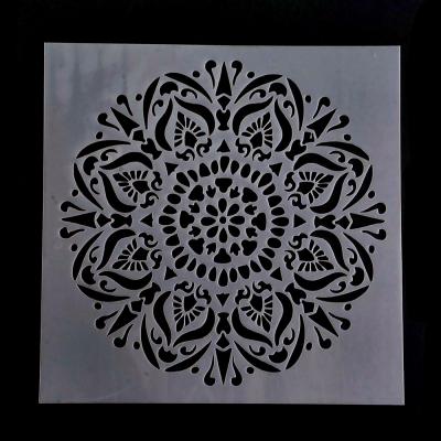 Plastová šablona, čtverec 15 x 15 cm, vzor 9