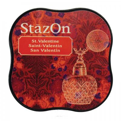 Podložka na razítka Stazon, střední, červená