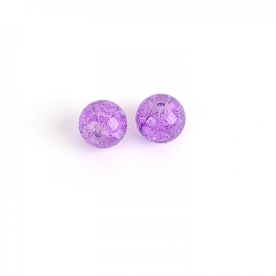 Praskačky kulička 10 mm sv. fialová 10 ks