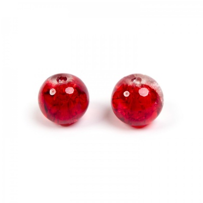 Praskačky kulička 4 mm červeno-bílá 20 ks