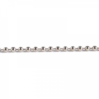 Řetízek - kuličková platina 2 mm, 1 m
