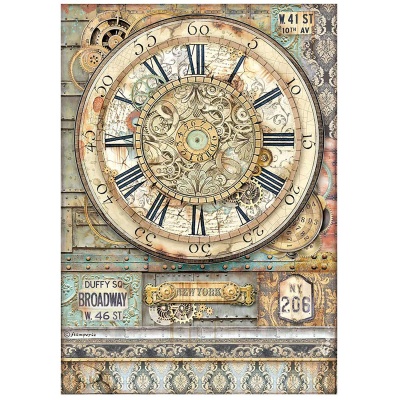 Rýžový papír, A4, Sir Vagabond Aviator clock