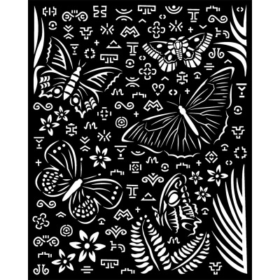 Šablona, Stamperia, 20 x 25 cm, Amazonia butterflies