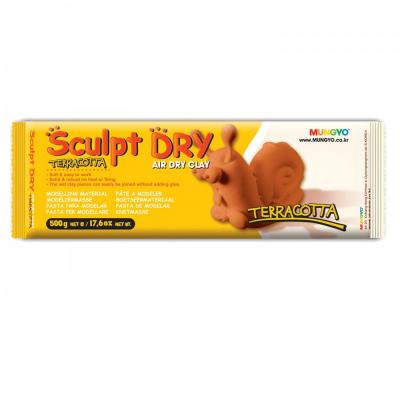 Samotvrdnoucí hlína Sculpt Dry 500 g terrakota