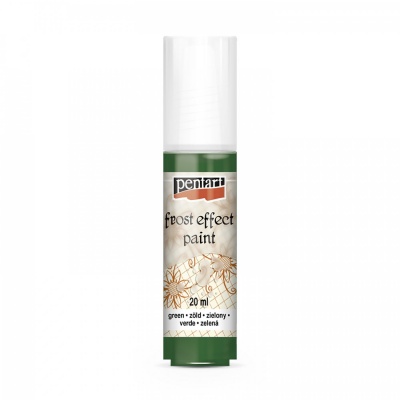 Satinovací barva na sklo 20 ml, zelená