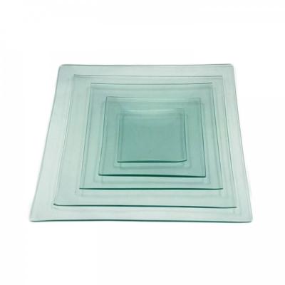 Skleněný talíř čtverec, 20 x 20 cm