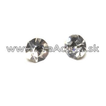 Štrasové kamínky Crystal průhledná 4 mm 20ks