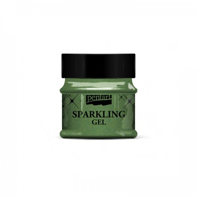Třpytivý gel, 50 ml, trnová zlatá