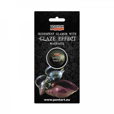 Vosková pasta, glazurovaný efekt, 3,5 ml, golden