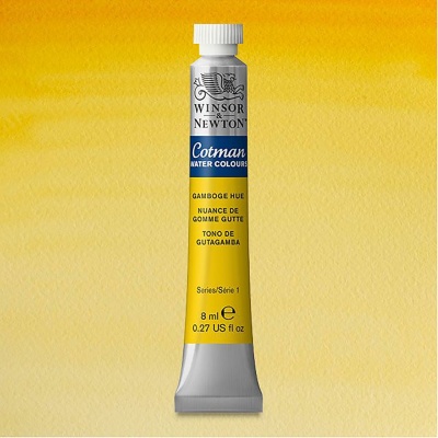 Winsor & Newton, Cotman, akvarel, Gamboge Hue